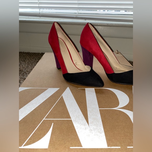 ZARA Colorblock heel - Picture 3 of 5